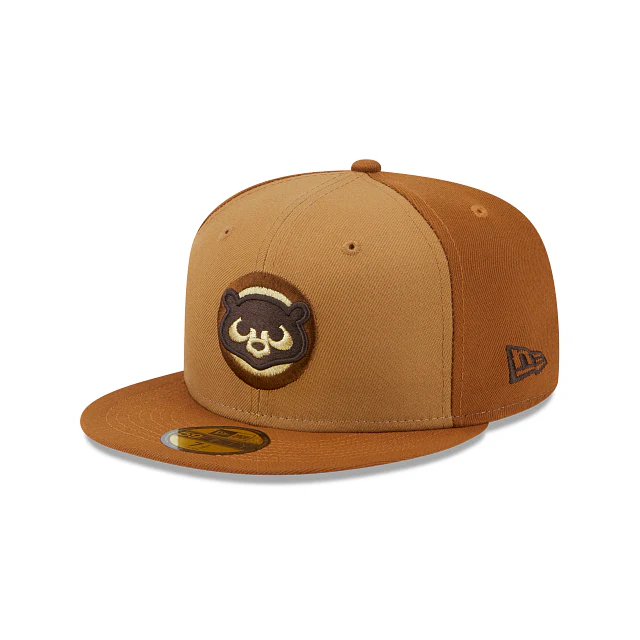 New Era Chicago Cubs Tri-Tone Brown 2023 59FIFTY Fitted Hat - Image 3