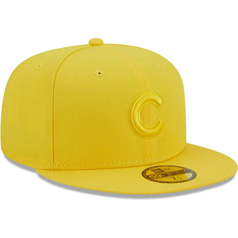 New Era Chicago Cubs Yellow Icon Color Pack 59FIFTY Fitted Hat - Image 4