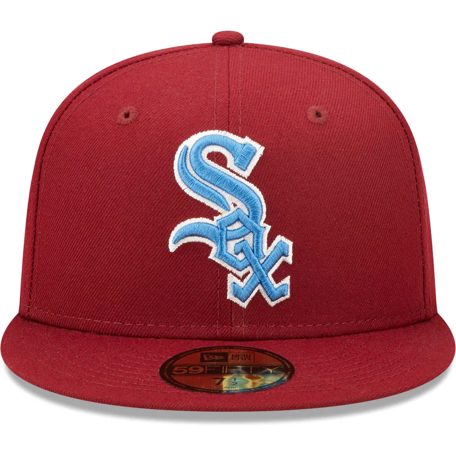 New Era Chicago White Sox 95 Years Air Force Blue Undervisor 59FIFTY Fitted Hat - Image 5