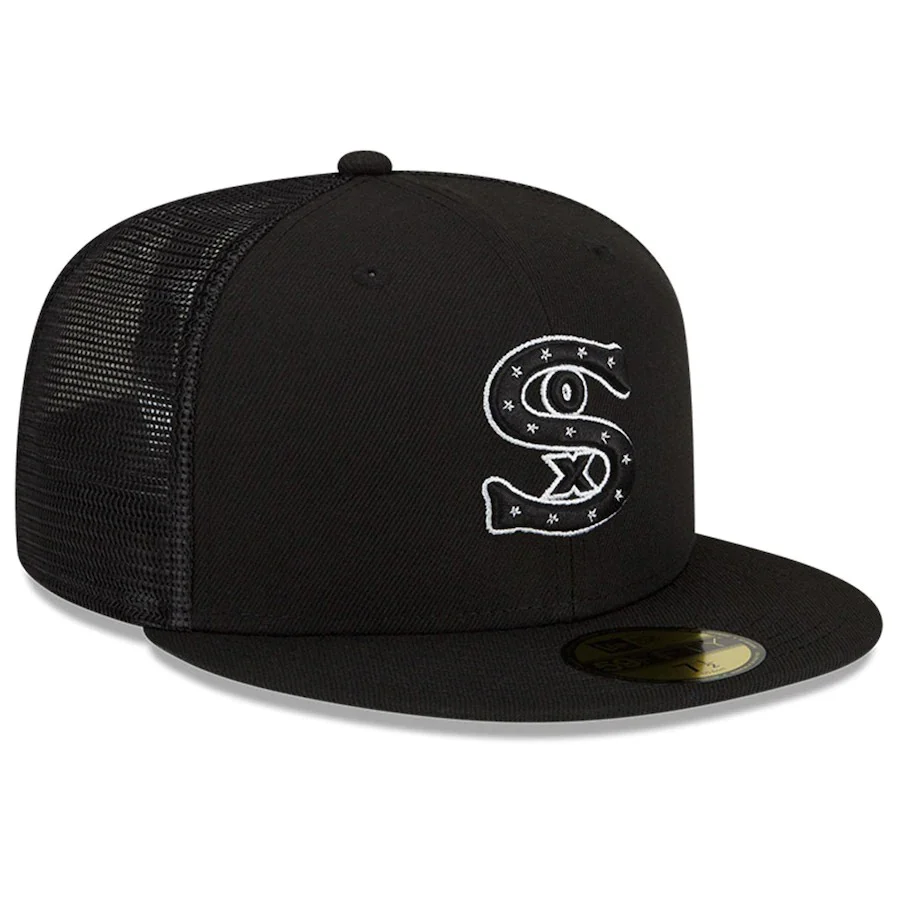 New Era Chicago White Sox Black 2022 Batting Practice 59FIFTY Fitted Hat - Image 4