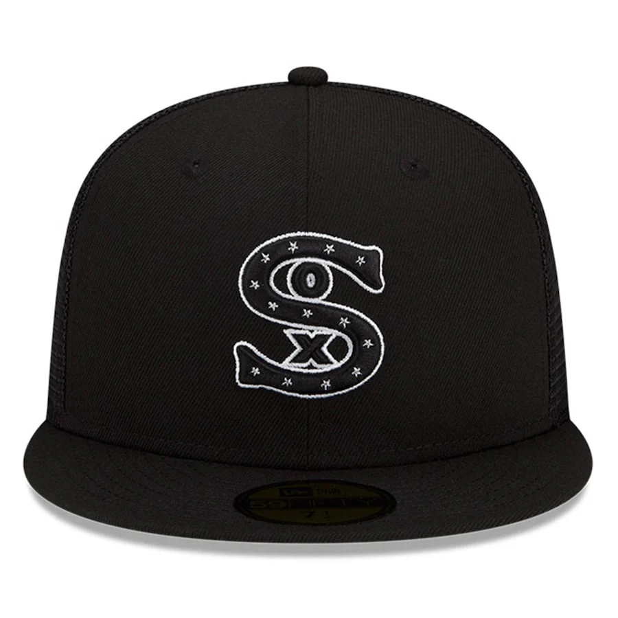 New Era Chicago White Sox Black 2022 Batting Practice 59FIFTY Fitted Hat - Image 5