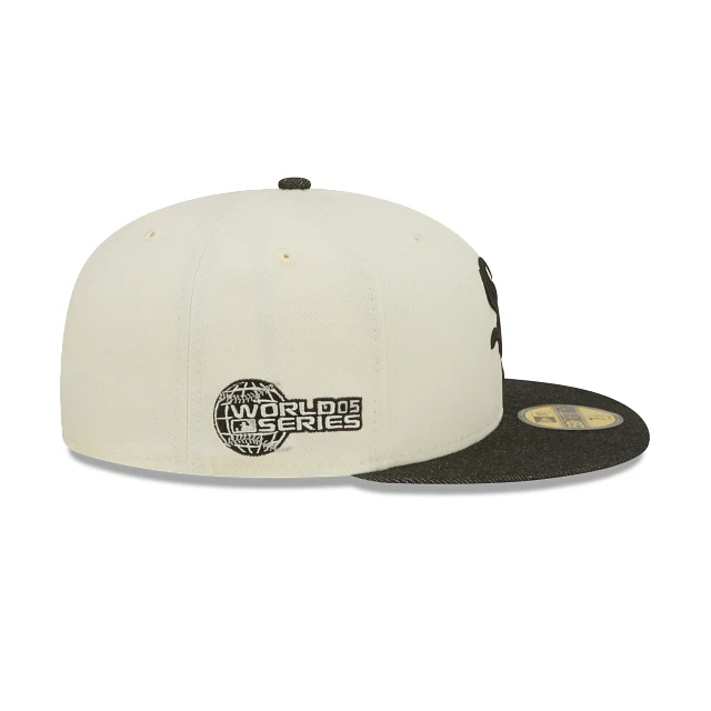 New Era Chicago White Sox Black Denim 2022 59FIFTY Fitted Hat - Image 4