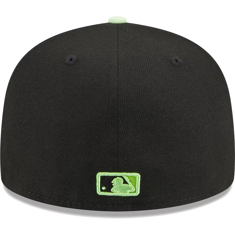 New Era Chicago White Sox Black/Lime Pastel Undervisor 2023 59FIFTY Fitted Hat - Image 3