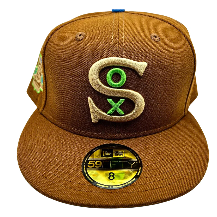 New Era Chicago White Sox  Bronze TY Mathis 1917 World Series Blue UV 59FIFTY Fitted Hat - Image 3