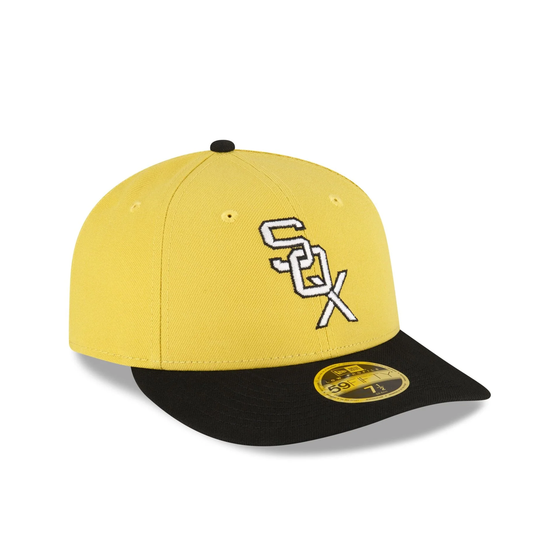 New Era Chicago White Sox Chartreuse Crown Low Profile 2023 59FIFTY Fitted Hat - Image 3