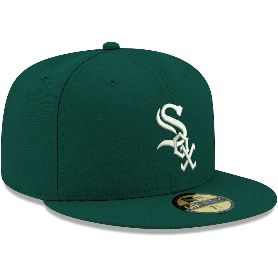 New Era Chicago White Sox Dark Green Logo 59FIFTY Fitted Hat - Image 4