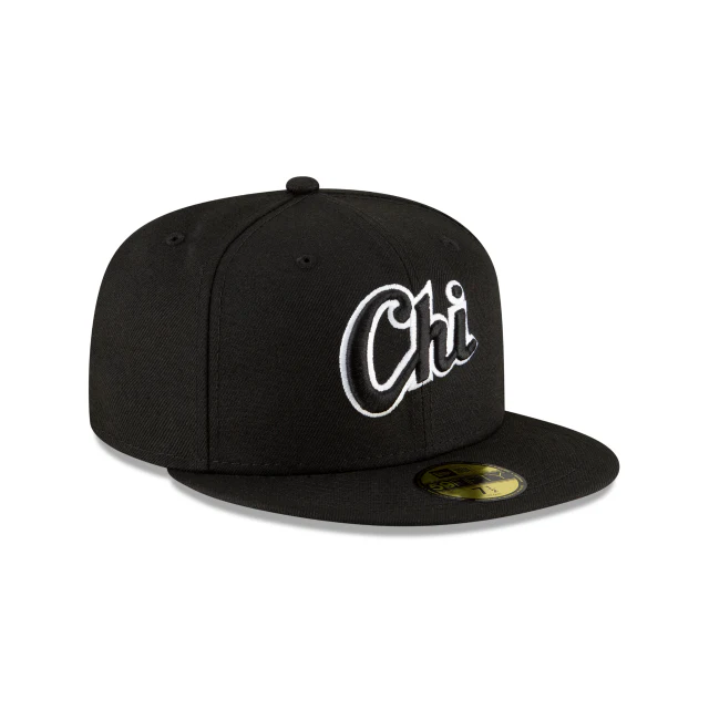 New Era Chicago White Sox Ligature 59Fifty Fitted Hat - Image 3