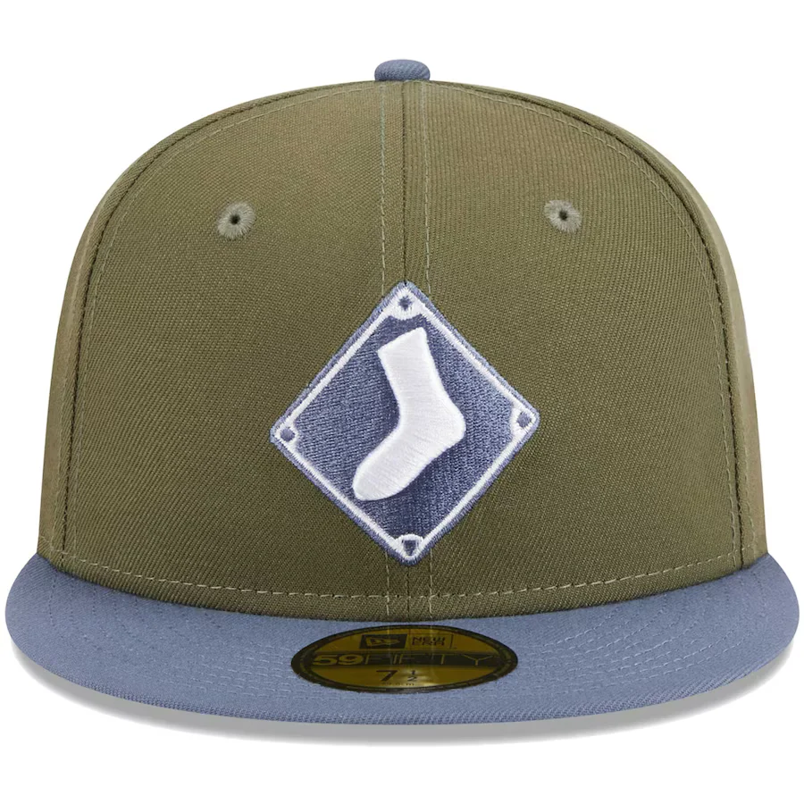 New Era Chicago White Sox Olive/Blue 2023 59FIFTY Fitted Hat - Image 5