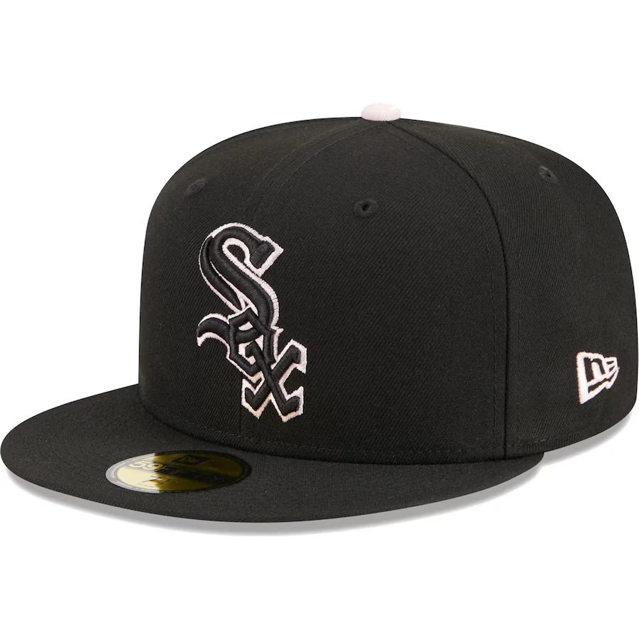 New Era Chicago White Sox Pink Pastel Undervisor 2023 59FIFTY Fitted Hat - Image 3