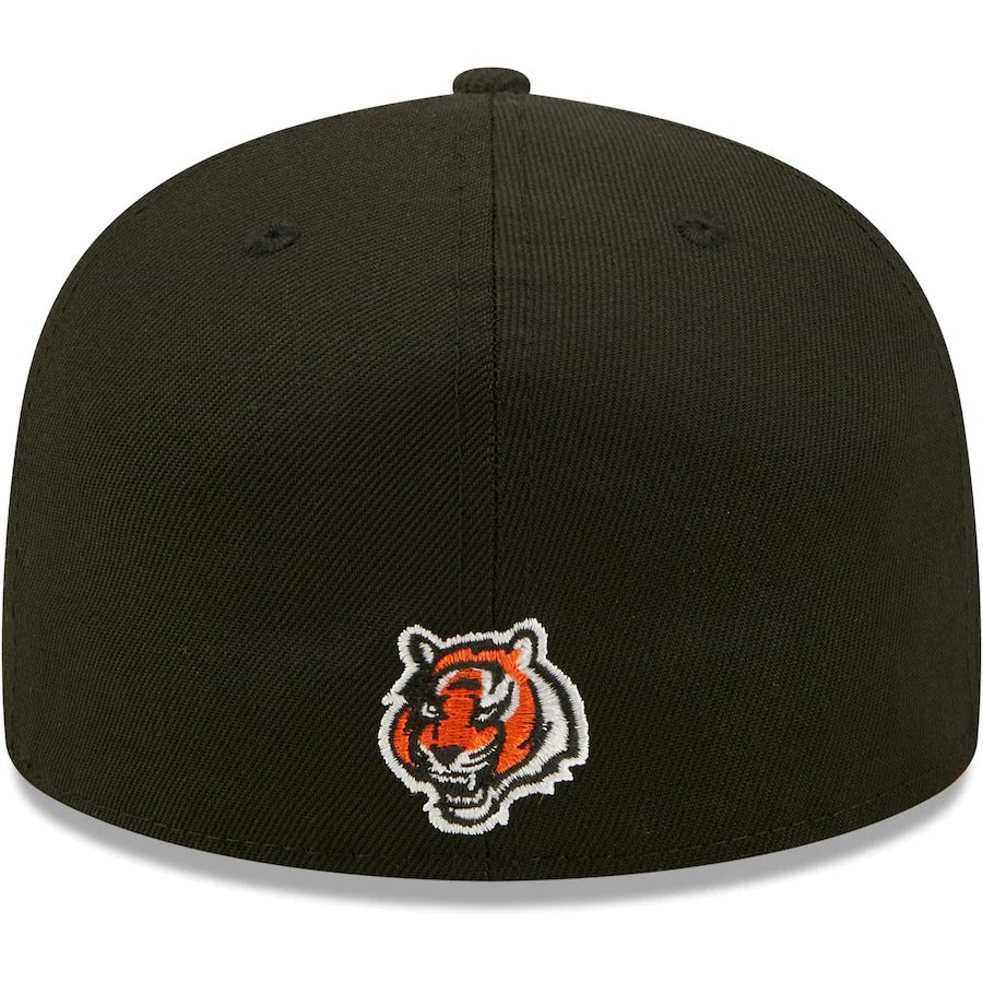 New Era Cincinnati Bengals Black Elemental 59FIFTY Fitted Hat - Image 4