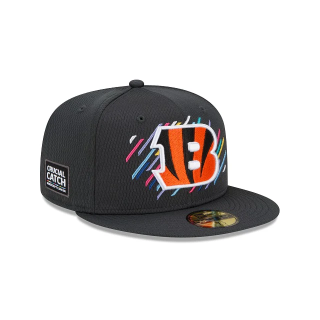 New Era Cincinnati Bengals Crucial Catch 2021 59FIFTY Fitted Hat - Image 7