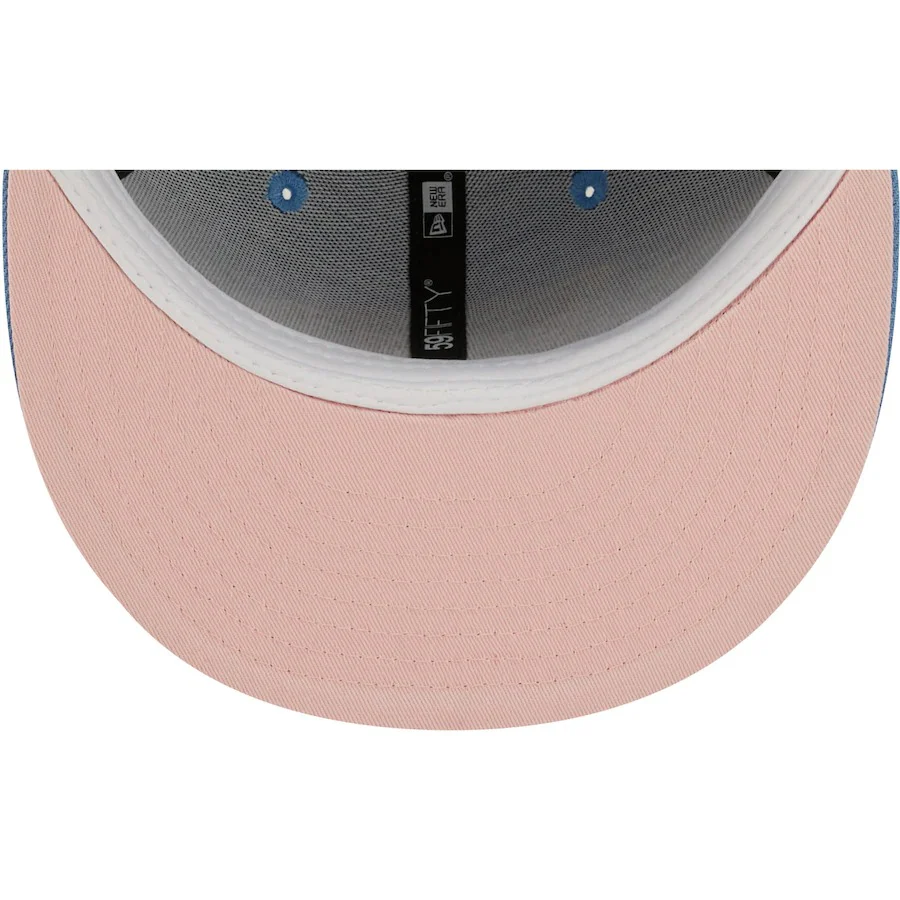 New Era Cincinnati Bengals Light Blue 1991 Pro Bowl Pink Undervisor 59FIFTY Fitted Hat - Image 2