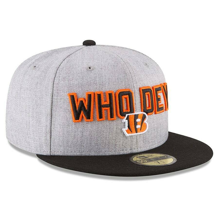 New Era Cincinnati Bengals "Who Dey" 2018 NFL Draft On-Stage 59FIFTY Fitted Hat - Image 4