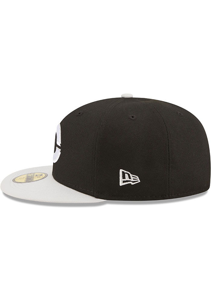 New Era Cincinnati Reds Black/Gray Two-Tone Color Pack 59FIFTY Fitted Hat - Image 7