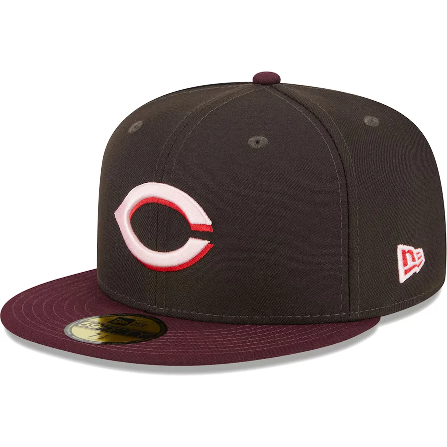 New Era Cincinnati Reds Chocolate Strawberry 2023 59FIFTY Fitted Hat - Image 4