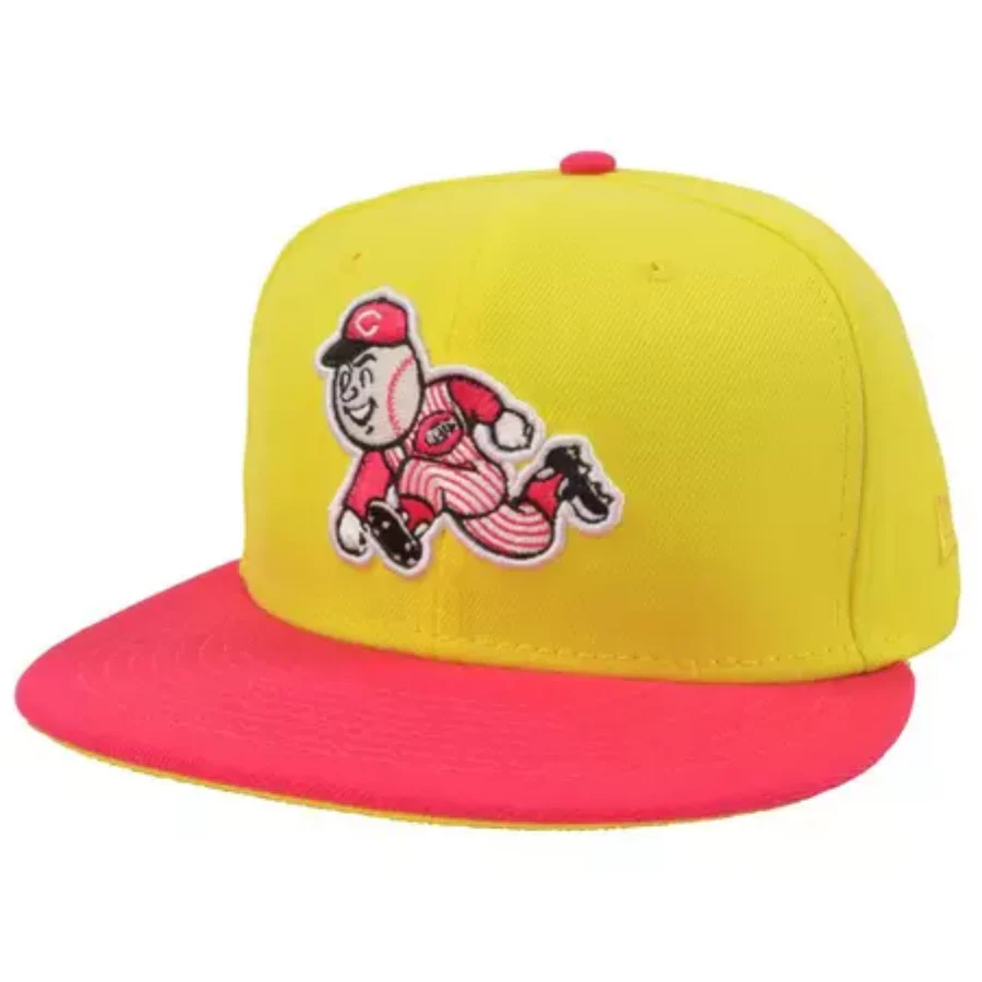 New Era Cincinnati Reds Mr. Redlegs "Strawberry Lemonade Pack" 59FIFTY Fitted Hat