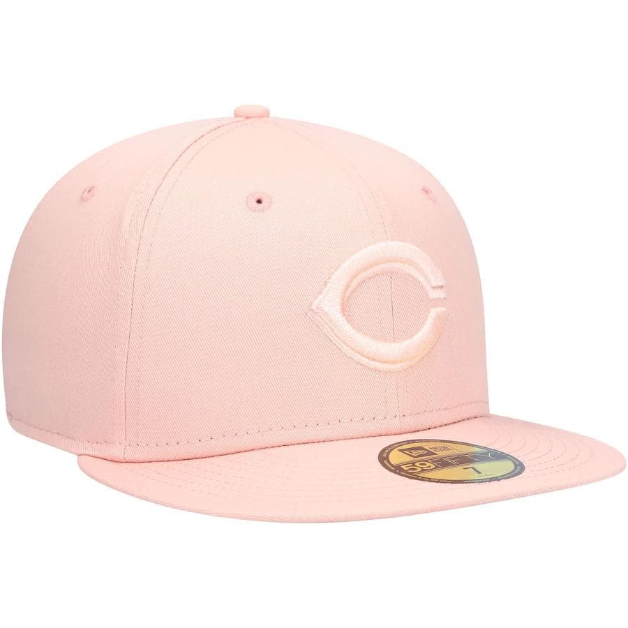 New Era Cincinnati Reds Pink Tonal Blush Sky 59FIFTY Fitted Hat - Image 3