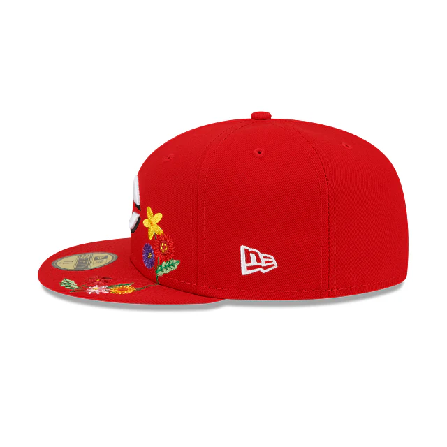 New Era  Cincinnati Reds Visor Bloom 2022 59FIFTY Fitted Hat - Image 5