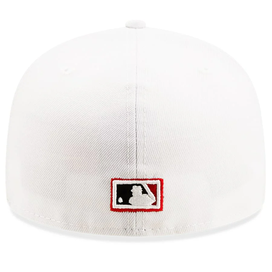 New Era Cincinnati Reds White 2015 MLB All-Star Game Patch Red Undervisor 59FIFTY Fitted Hat - Image 4