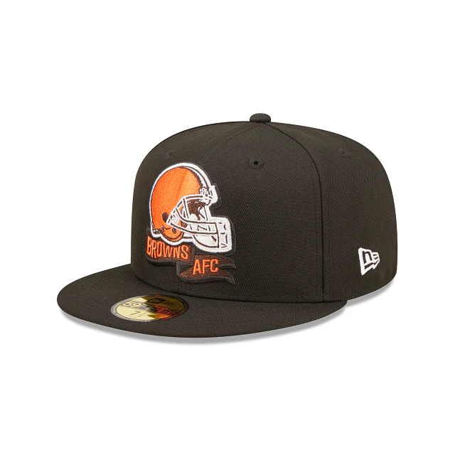 New Era Cleveland Browns 2022 Sideline Black 59FIFTY Fitted Hat - Image 3