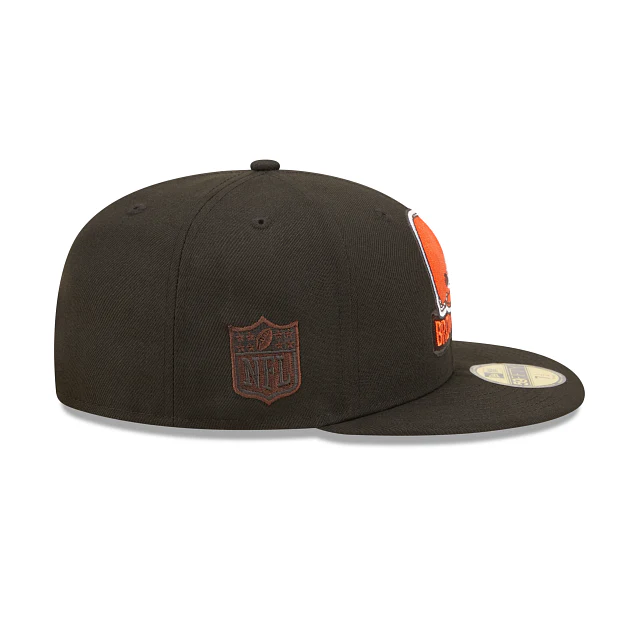 New Era Cleveland Browns 2022 Sideline Black 59FIFTY Fitted Hat - Image 4