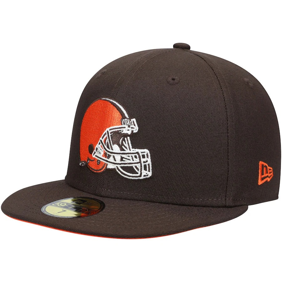New Era Cleveland Browns 60th Anniversary Patch Team Brown 59FIFTY Fitted Hat - Image 4
