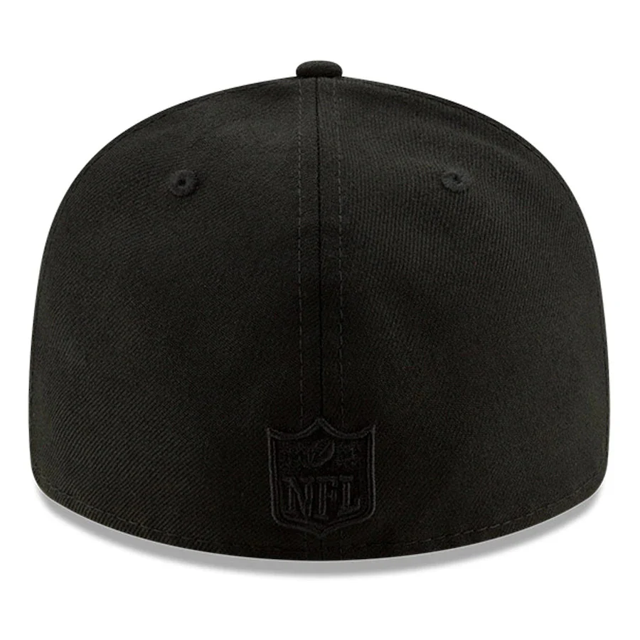New Era Cleveland Browns Black Throwback Logo Low Profile 59FIFTY Fitted Hat - Image 4