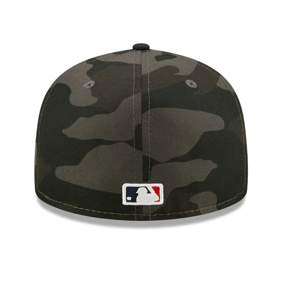 New Era Cleveland Guardians Camo Dark 59FIFTY Fitted Hat - Image 3