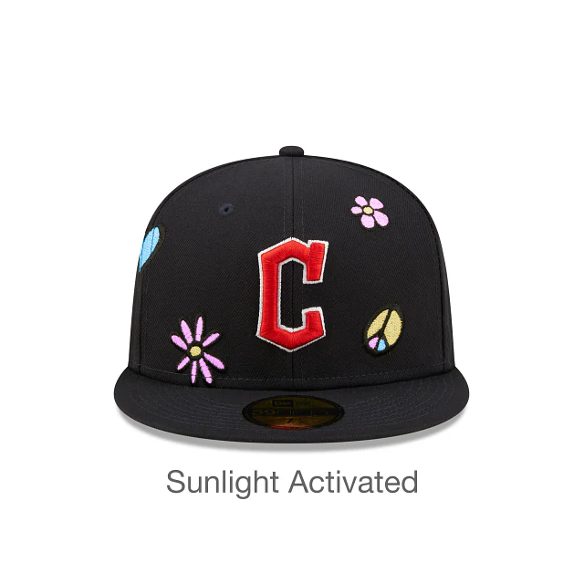 New Era Cleveland Guardians Sunlight Pop 2022 59FIFTY Fitted Hat - Image 4
