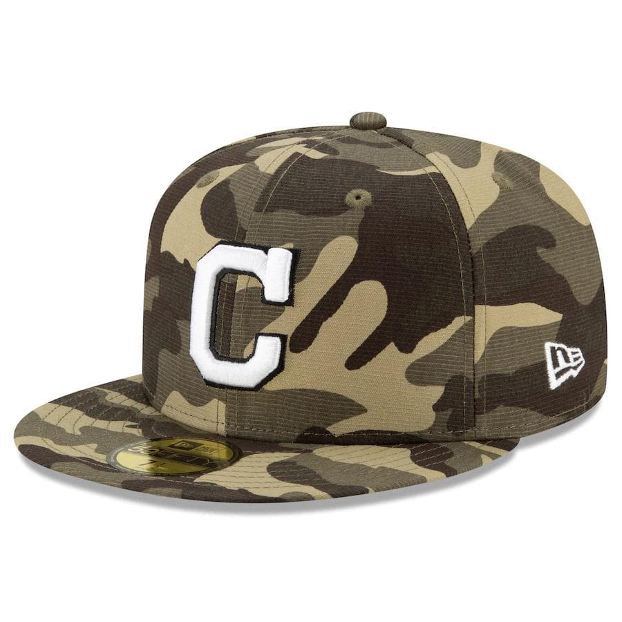 New Era Cleveland Indians 2021 Armed Forces 59FIFTY Fitted Hat - Image 2
