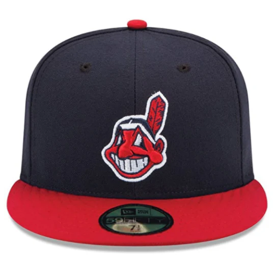 New Era Cleveland Indians Chief Wahoo Team Basic 59FIFTY Fitted Hat - Image 2