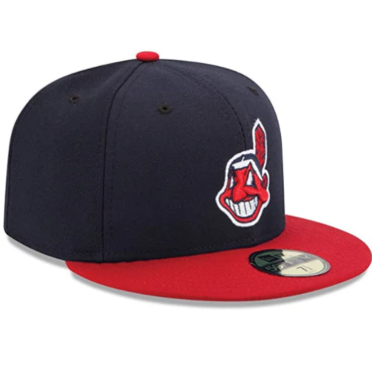 New Era Cleveland Indians Chief Wahoo Team Basic 59FIFTY Fitted Hat - Image 3