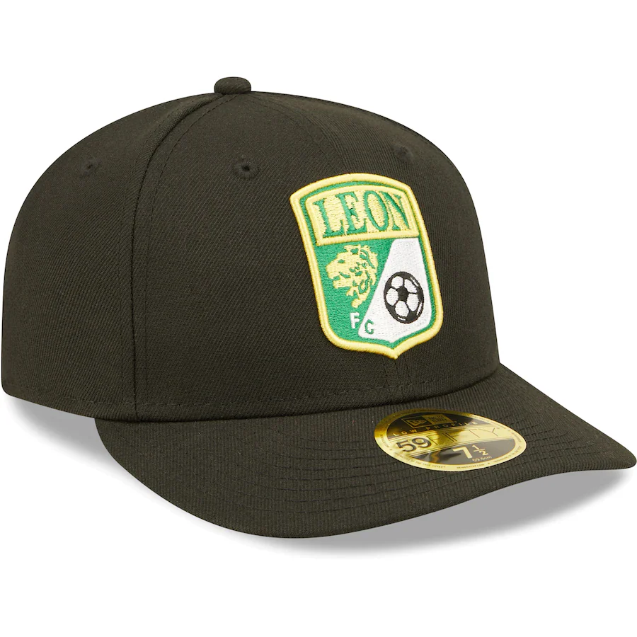 New Era Club Leon Black Primary Logo Low Profile 59FIFTY Fitted Hat - Image 3