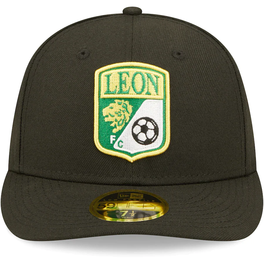 New Era Club Leon Black Primary Logo Low Profile 59FIFTY Fitted Hat - Image 4