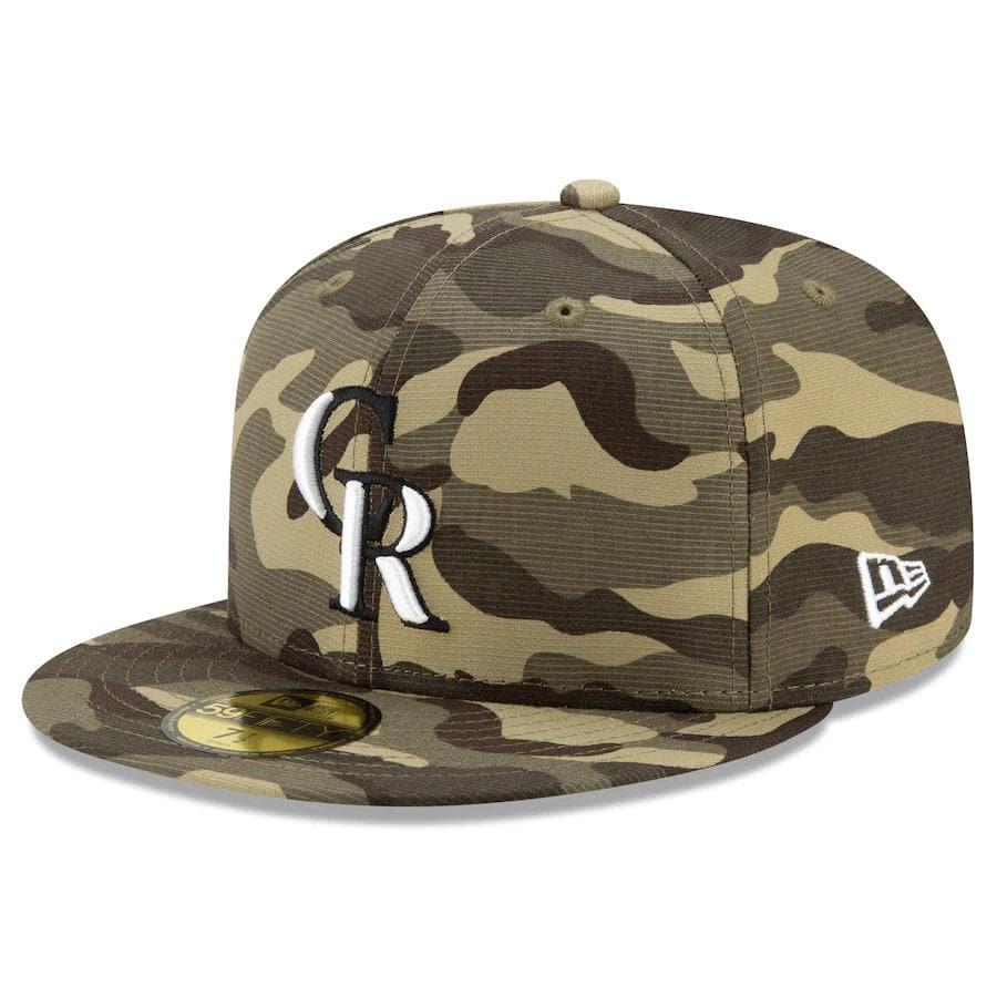 New Era Colorado Rockies 2021 Armed Forces 59FIFTY Fitted Hat - Image 2