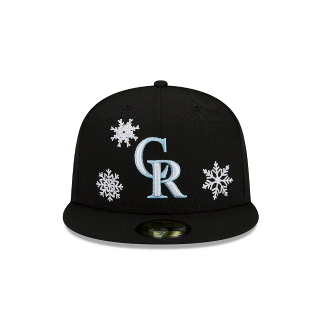 New Era Colorado Rockies 2021 Snow 59FIFTY Fitted Hat - Image 2