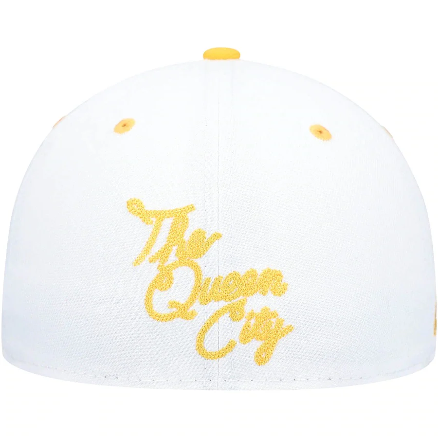 New Era Corporate x Cincinnati Reds White/Gold 59FIFTY Fitted Hat - Image 2