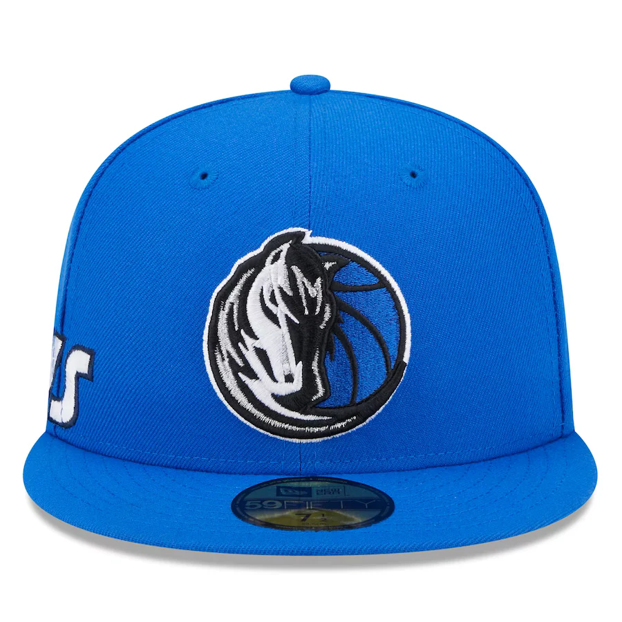 New Era Dallas Mavericks Side Arch Jumbo 59FIFTY Fitted Hat - Image 5