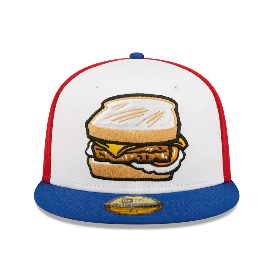 New Era Delmarva Shorebirds White Scrapple Theme Night 59FIFTY Fitted Hat - Image 3