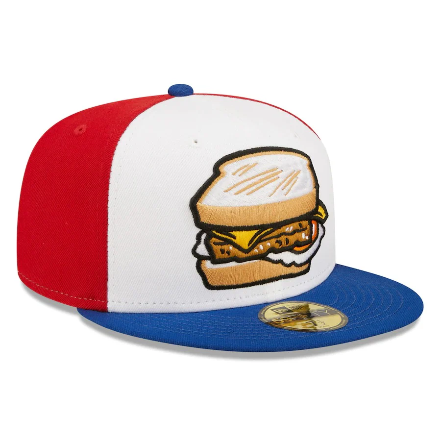New Era Delmarva Shorebirds White Scrapple Theme Night 59FIFTY Fitted Hat - Image 5