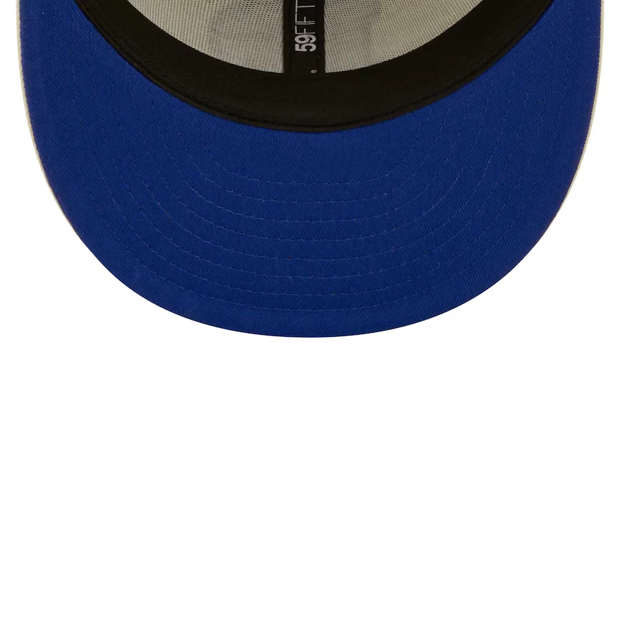 New Era Denver Broncos Cream Chrome Color Dim 59FIFTY Fitted Hat - Image 2