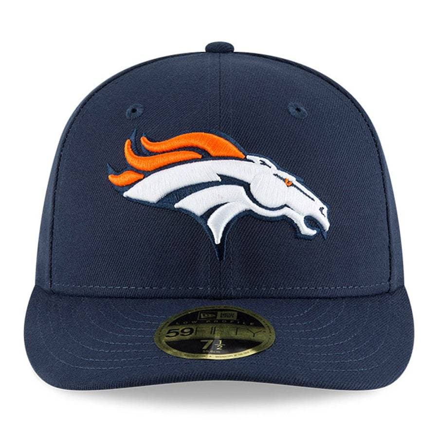 New Era Denver Broncos Navy Blue Omaha Low Profile 59FIFTY Fitted Hat - Image 2