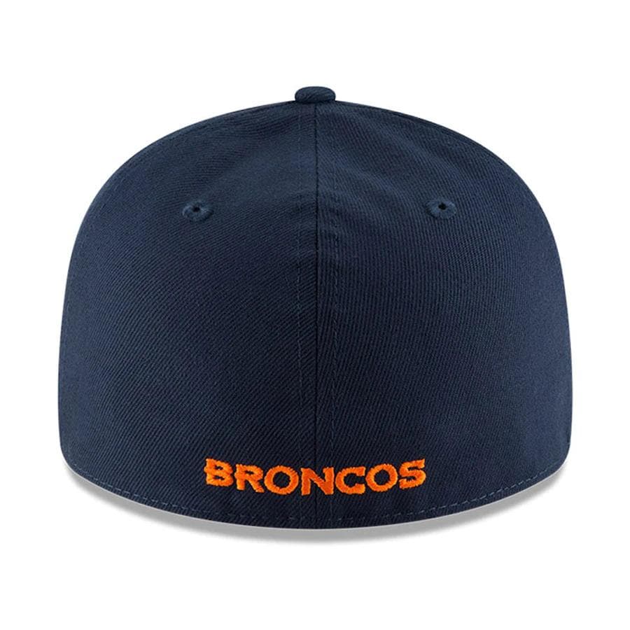 New Era Denver Broncos Navy Blue Omaha Low Profile 59FIFTY Fitted Hat - Image 4