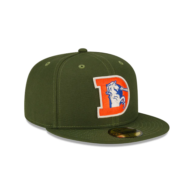 New Era  Denver Broncos Olive Pack 59FIFTY Fitted Hat - Image 3
