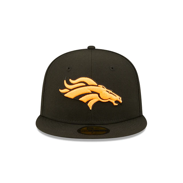New Era Denver Broncos Summer Pop Orange 2022 59FIFTY Fitted Hat - Image 2