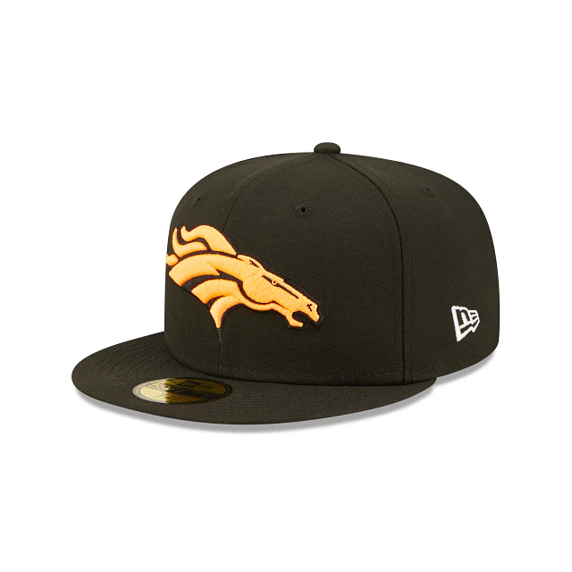 New Era Denver Broncos Summer Pop Orange 2022 59FIFTY Fitted Hat - Image 3