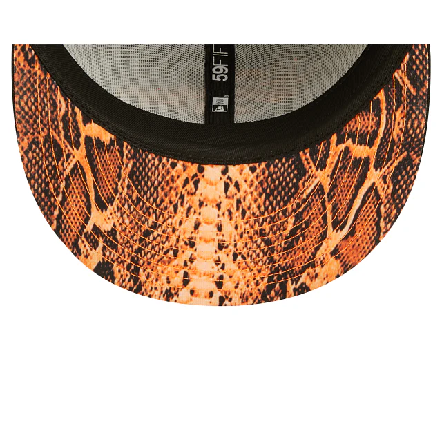 New Era Denver Broncos Summer Pop Orange 2022 59FIFTY Fitted Hat - Image 7