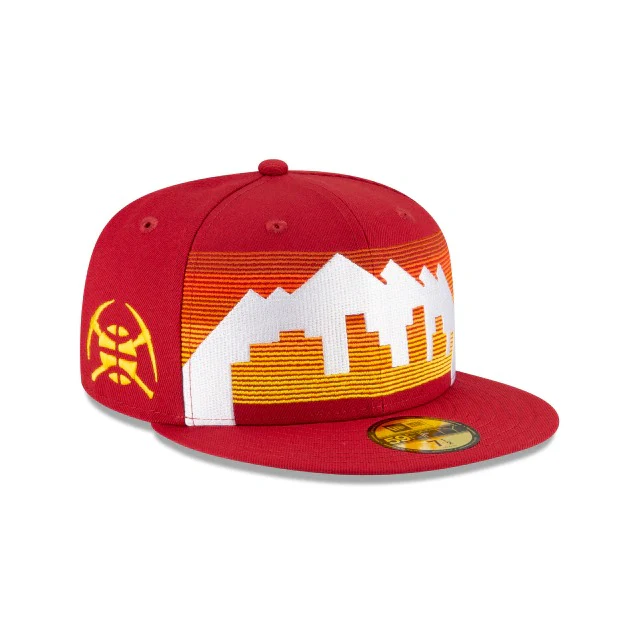 New Era Denver Nuggets City Edition 2021 59FIFTY Fitted Hat - Image 6