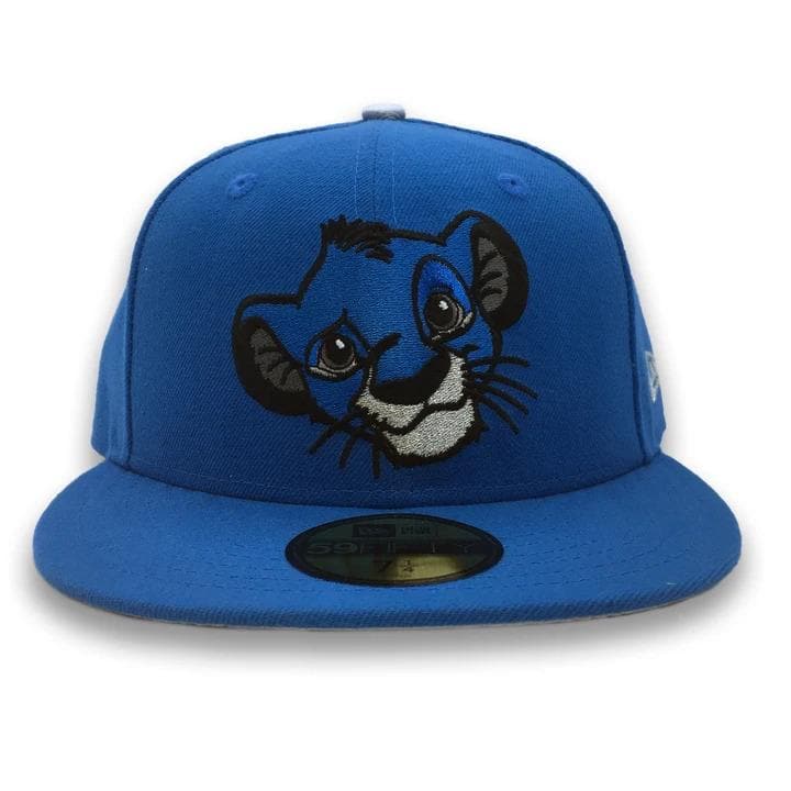 New Era Detroit Lion King Blue 59FIFTY Fitted Hat - Image 2