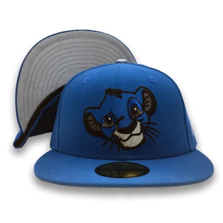 New Era Detroit Lion King Blue 59FIFTY Fitted Hat - Image 3